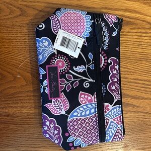 Vera Bradley Black Floral Pouch